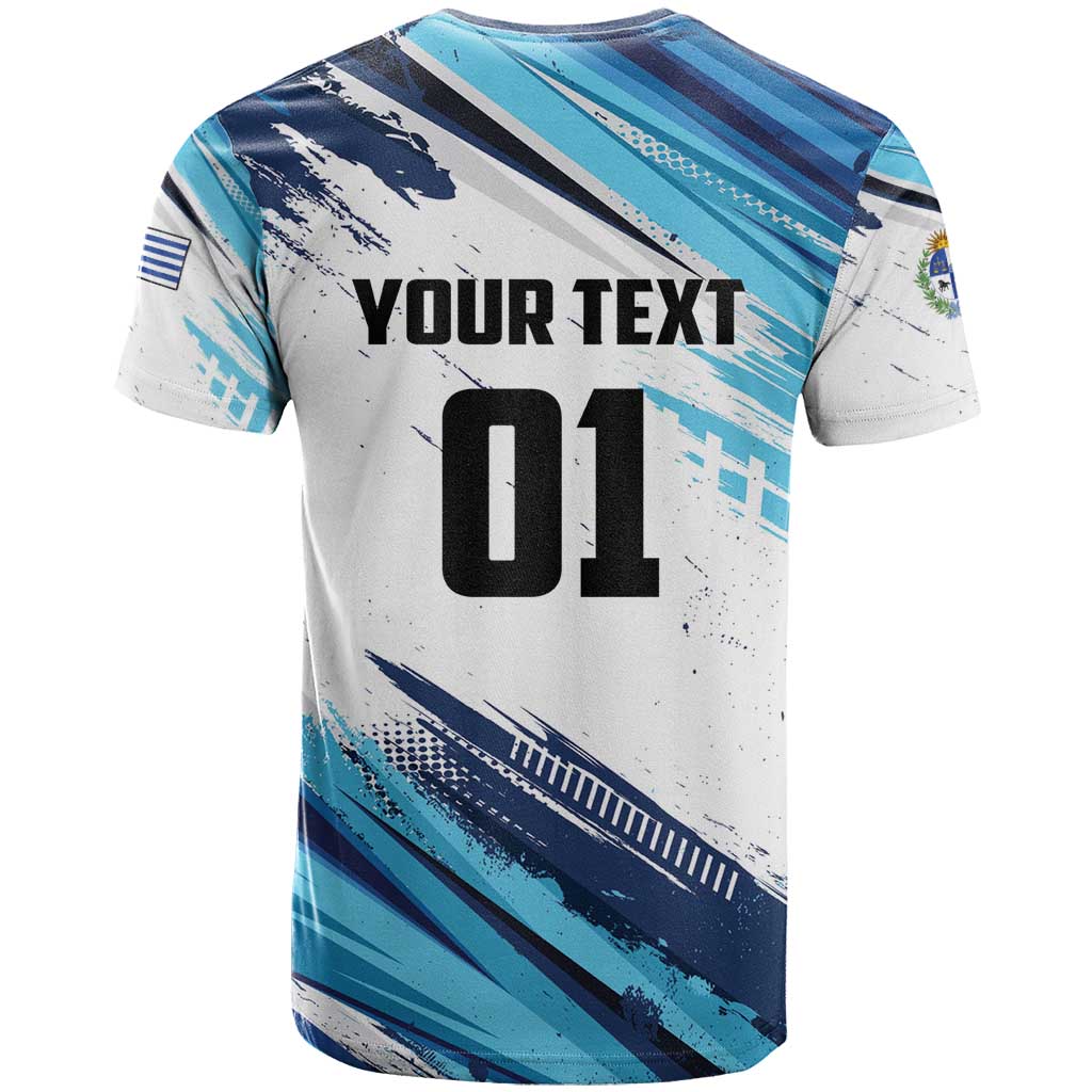 Uruguay Basketball Custom T Shirt Charruas Go Champion