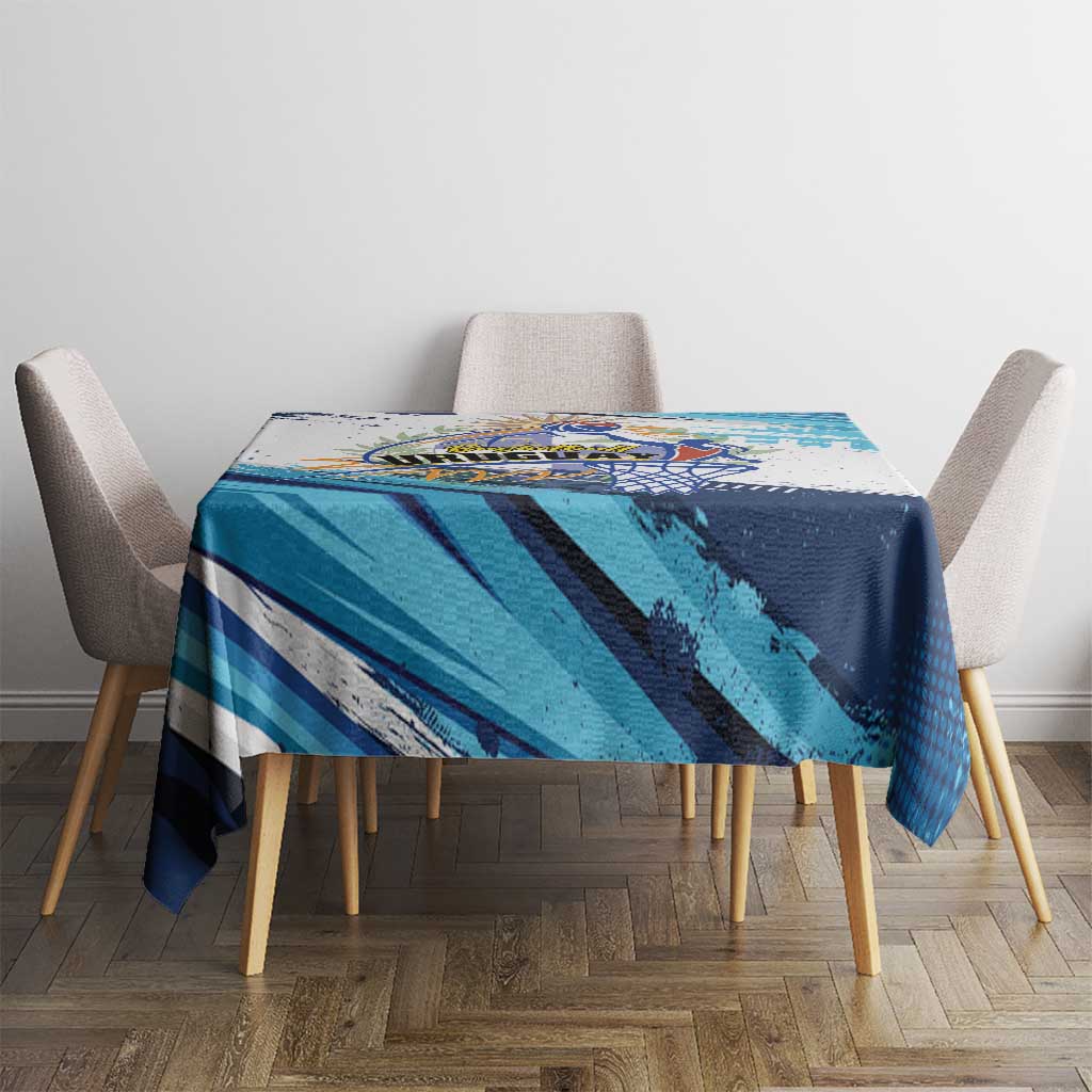 Uruguay Basketball Tablecloth Charruas Go Champion