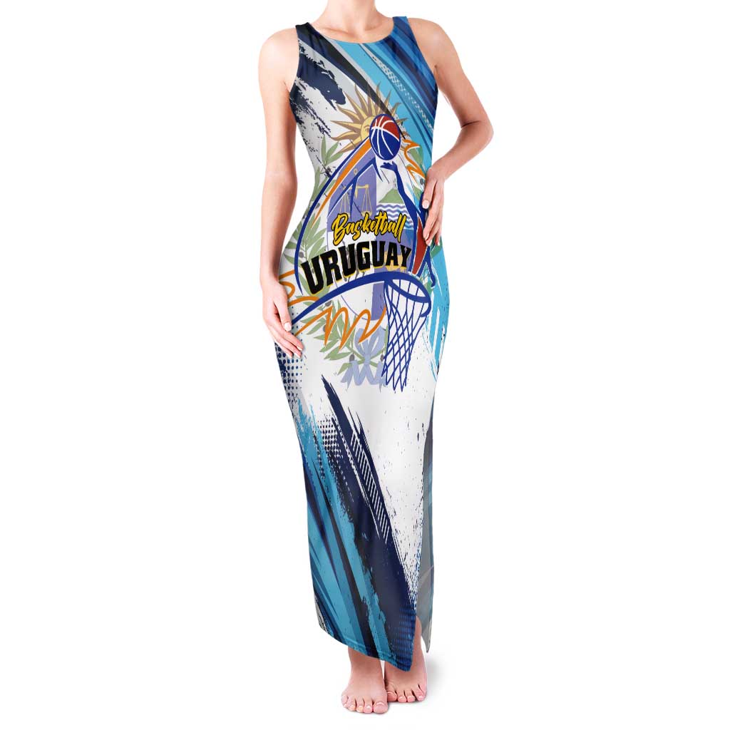 Uruguay Basketball Custom Tank Maxi Dress Charruas Go Champion