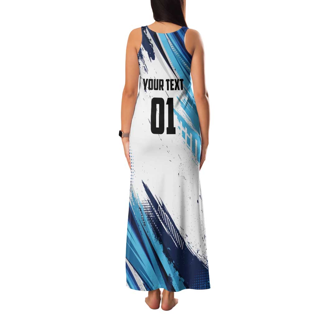 Uruguay Basketball Custom Tank Maxi Dress Charruas Go Champion