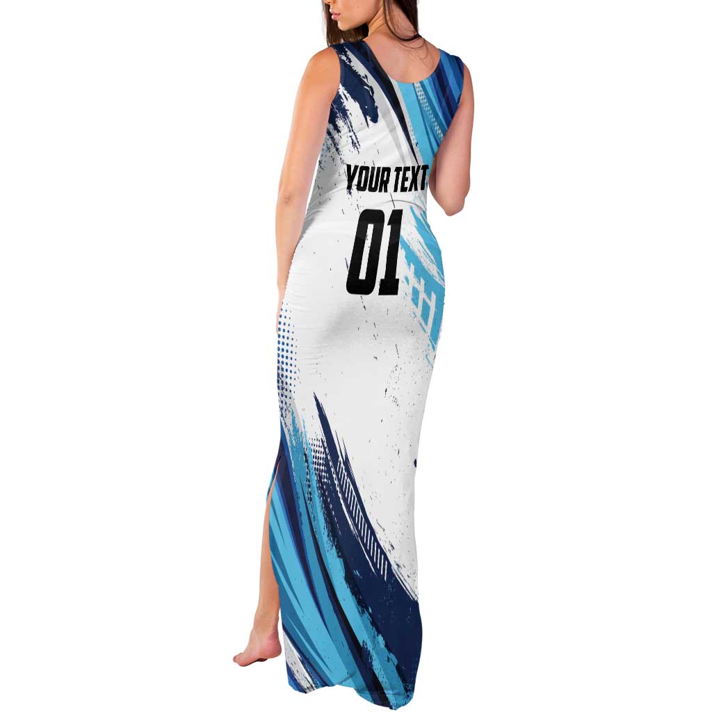 Uruguay Basketball Custom Tank Maxi Dress Charruas Go Champion
