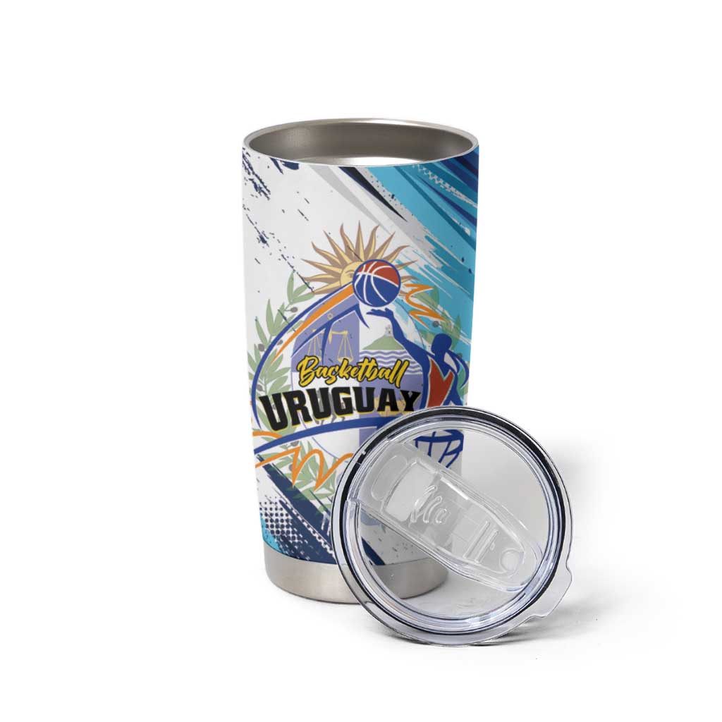 Uruguay Basketball Custom Tumbler Cup Charruas Go Champion