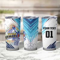 Uruguay Basketball Custom Tumbler Cup Charruas Go Champion