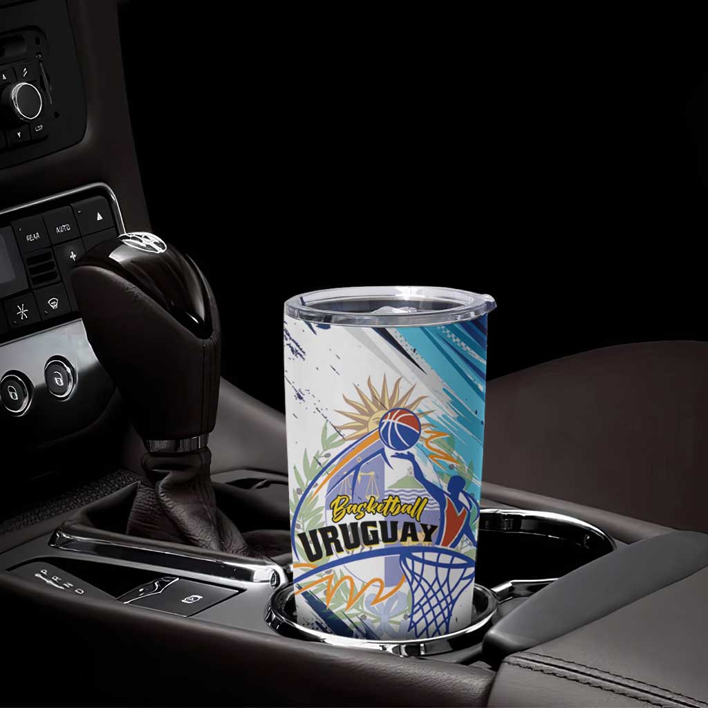 Uruguay Basketball Custom Tumbler Cup Charruas Go Champion