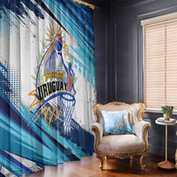 Uruguay Basketball Window Curtain Charruas Go Champion
