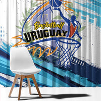 Uruguay Basketball Window Curtain Charruas Go Champion