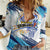 Uruguay Basketball Custom Women Casual Shirt Charruas Go Champion