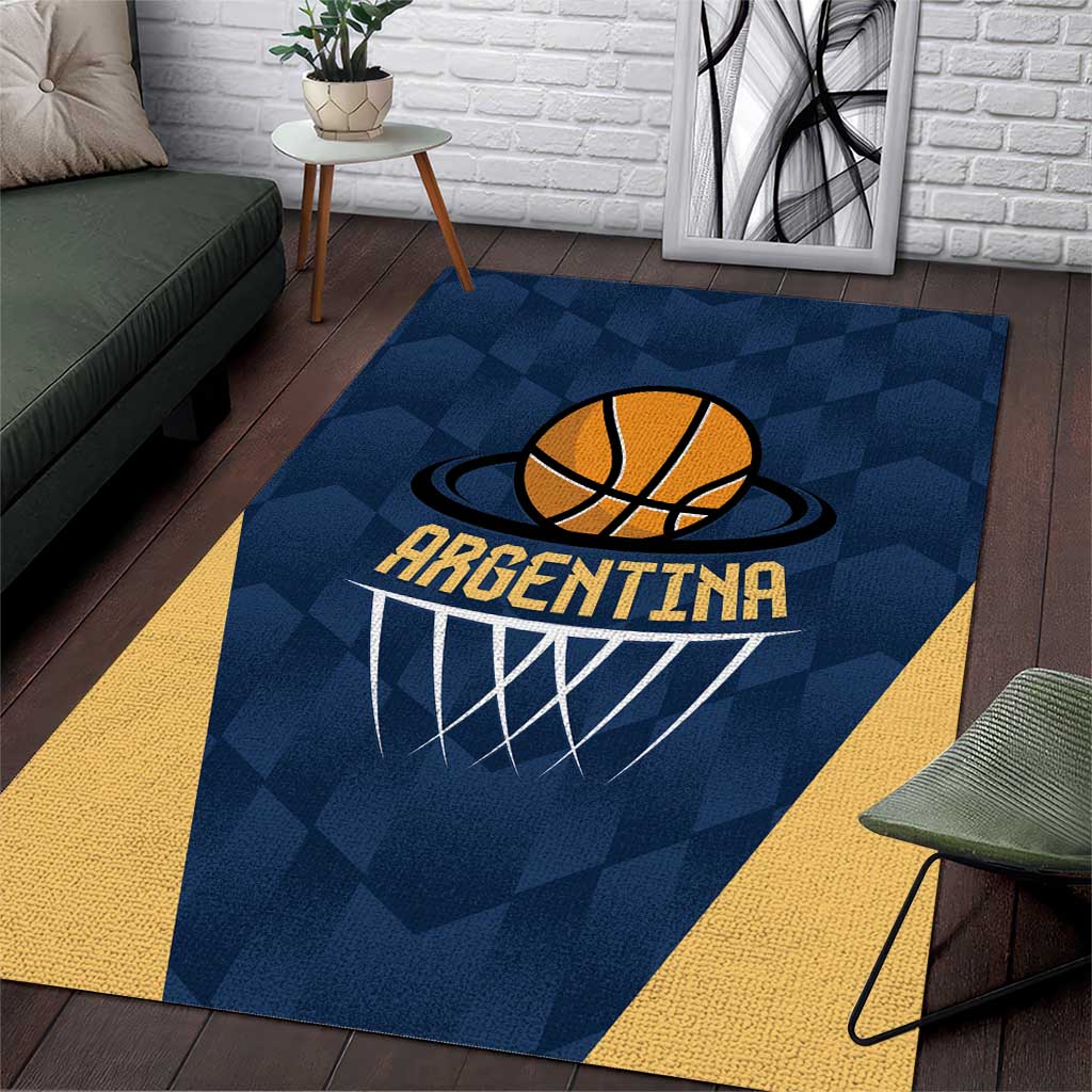 Argentina Basketball Area Rug Go El Alma Argentina