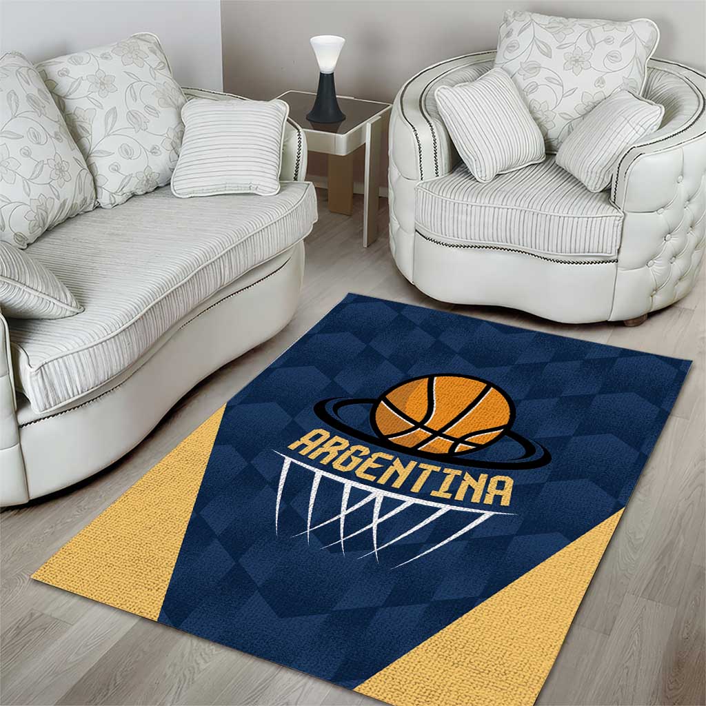 Argentina Basketball Area Rug Go El Alma Argentina