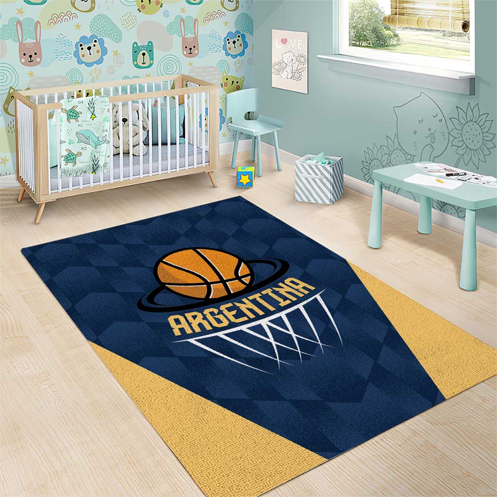 Argentina Basketball Area Rug Go El Alma Argentina