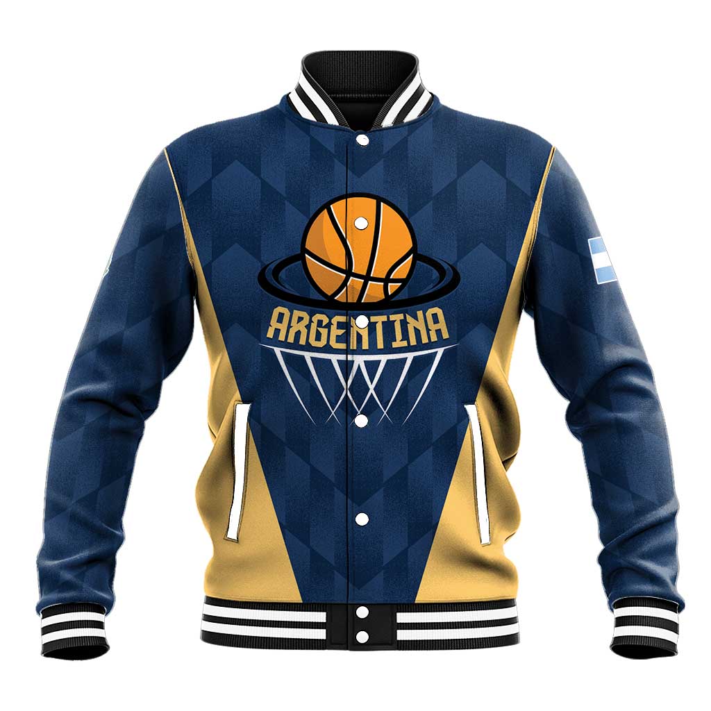 Argentina Basketball Custom Baseball Jacket Go El Alma Argentina