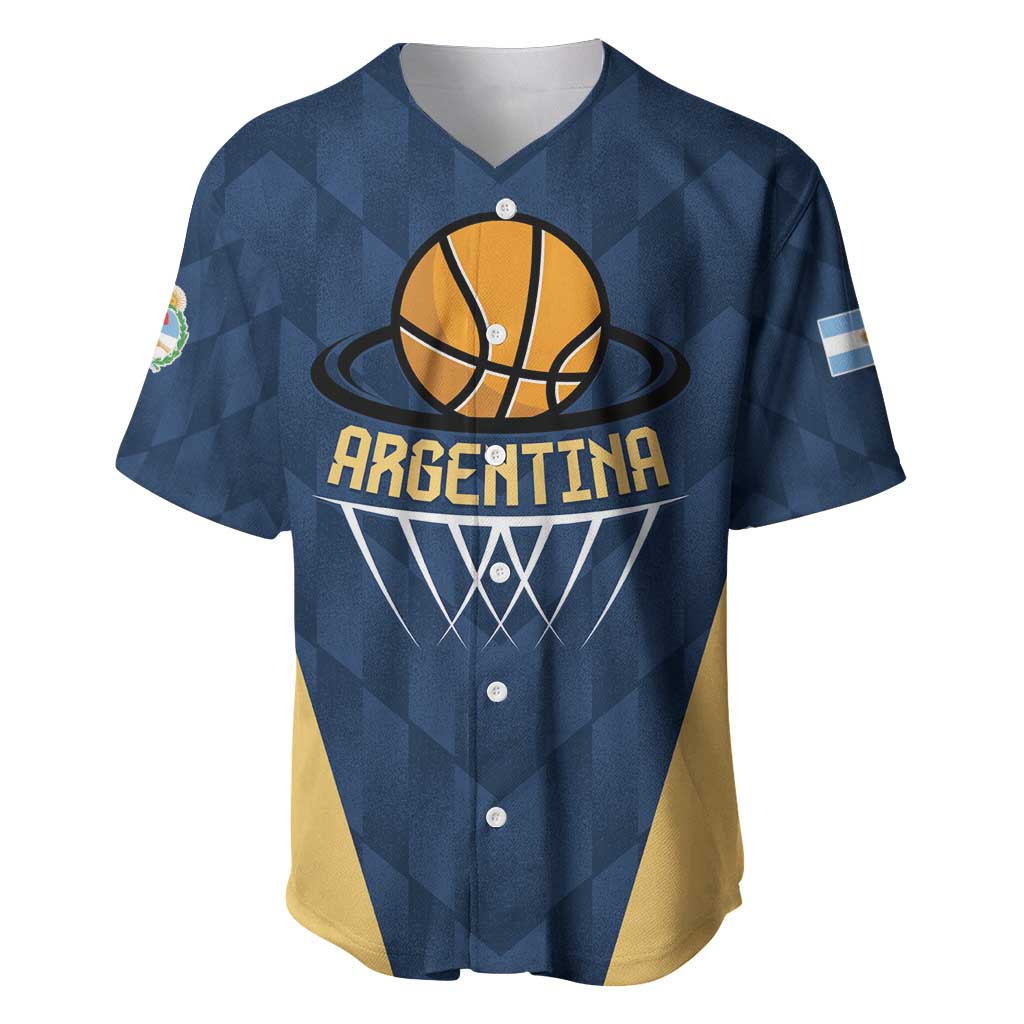 Argentina Basketball Custom Baseball Jersey Go El Alma Argentina