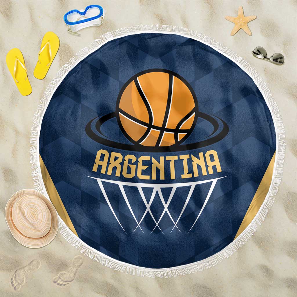Argentina Basketball Beach Blanket Go El Alma Argentina