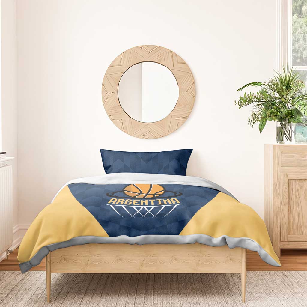 Argentina Basketball Bedding Set Go El Alma Argentina
