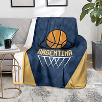 Argentina Basketball Blanket Go El Alma Argentina