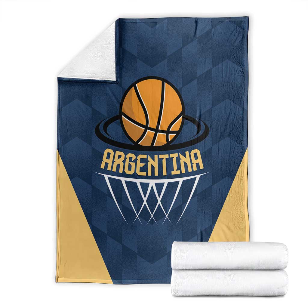 Argentina Basketball Blanket Go El Alma Argentina
