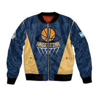Argentina Basketball Custom Bomber Jacket Go El Alma Argentina