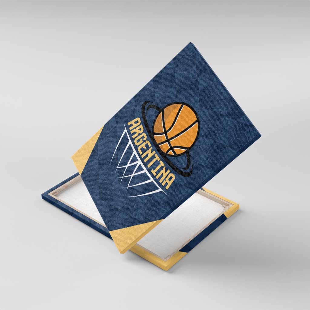 Argentina Basketball Canvas Wall Art Go El Alma Argentina