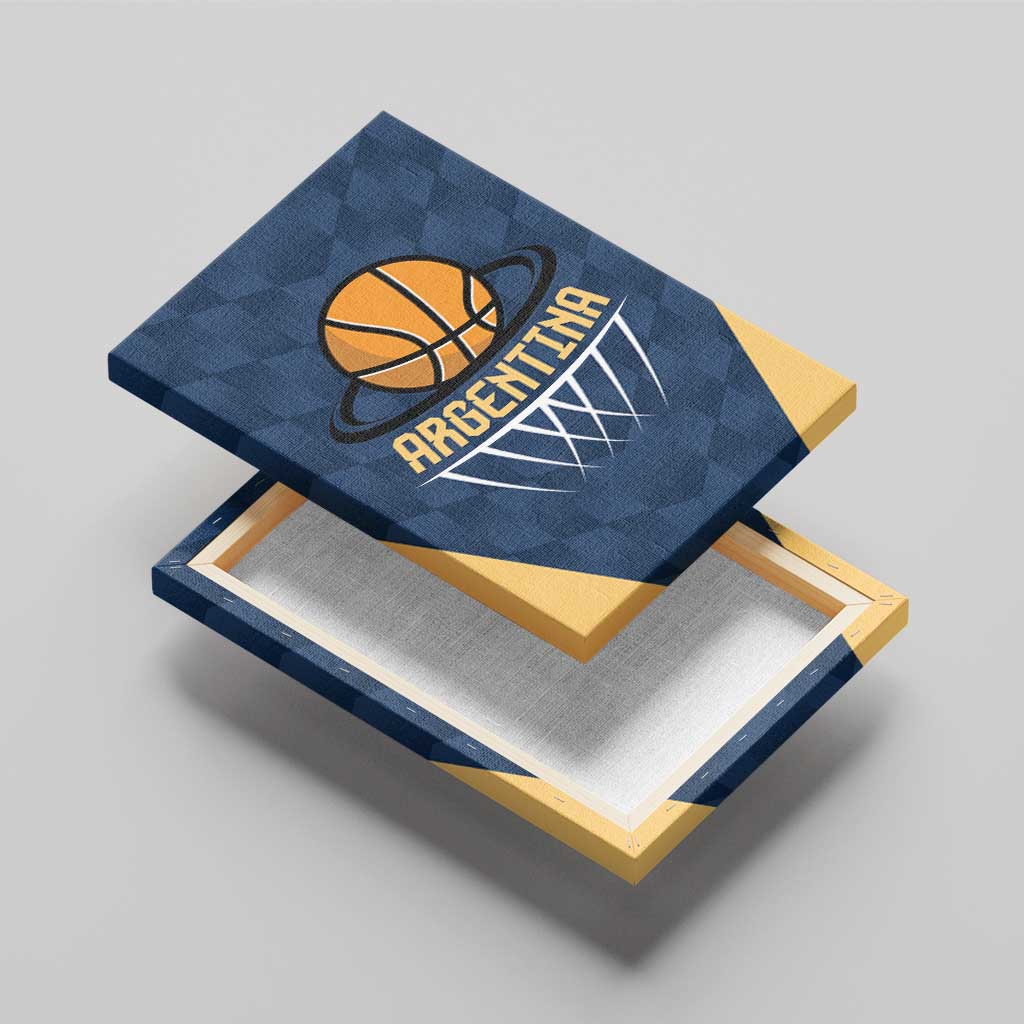 Argentina Basketball Canvas Wall Art Go El Alma Argentina