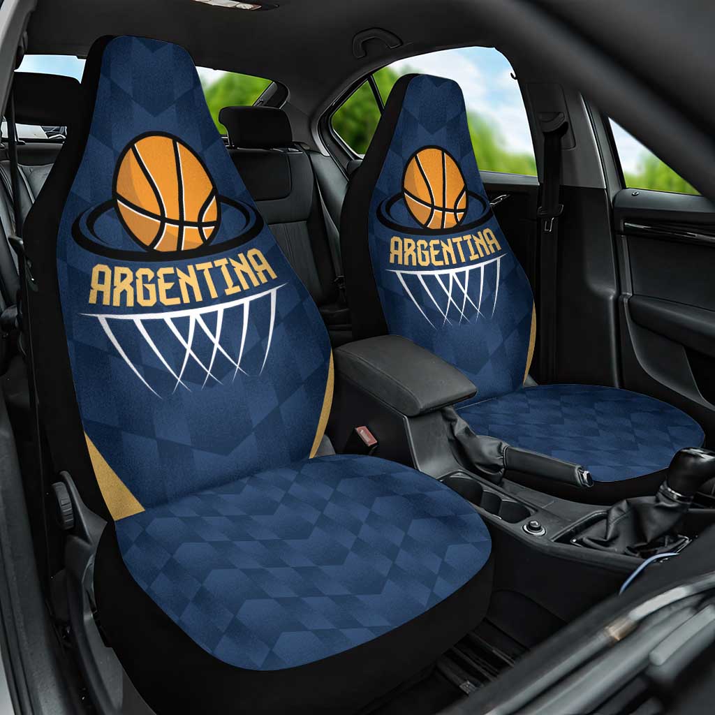 Argentina Basketball Car Seat Cover Go El Alma Argentina