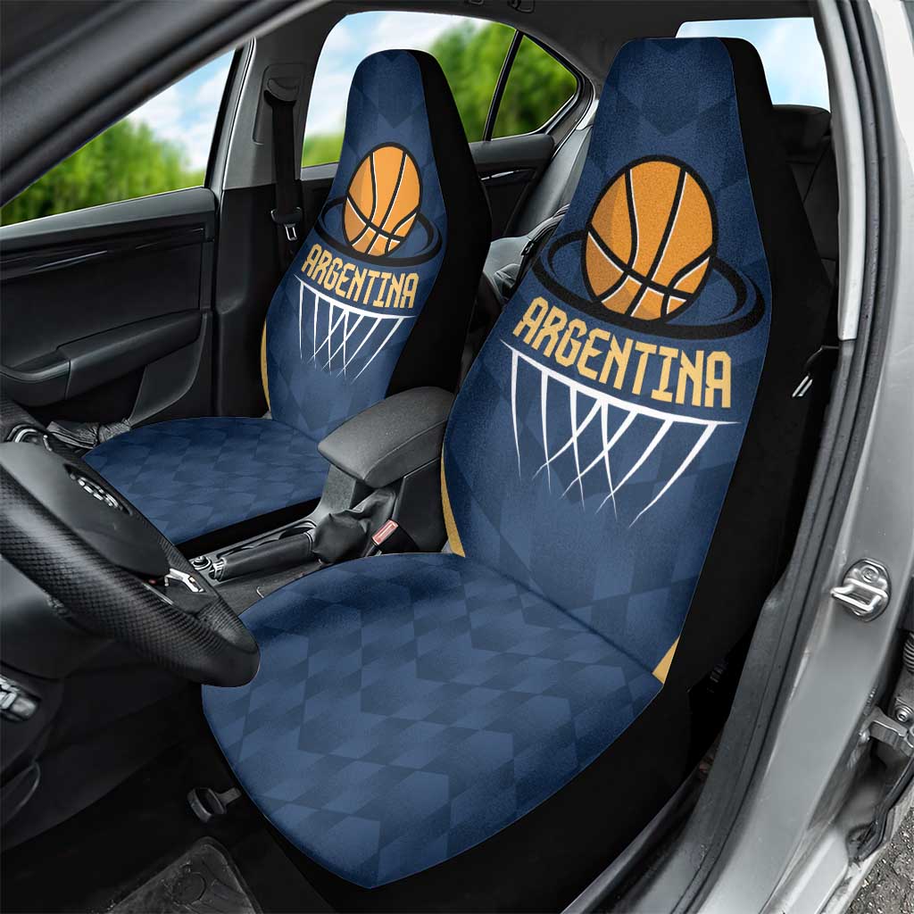 Argentina Basketball Car Seat Cover Go El Alma Argentina
