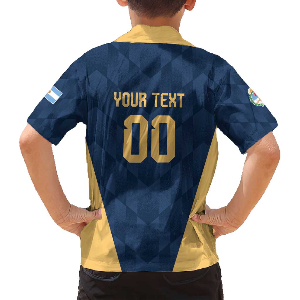 Argentina Basketball Custom Family Matching Long Sleeve Bodycon Dress and Hawaiian Shirt Go El Alma Argentina