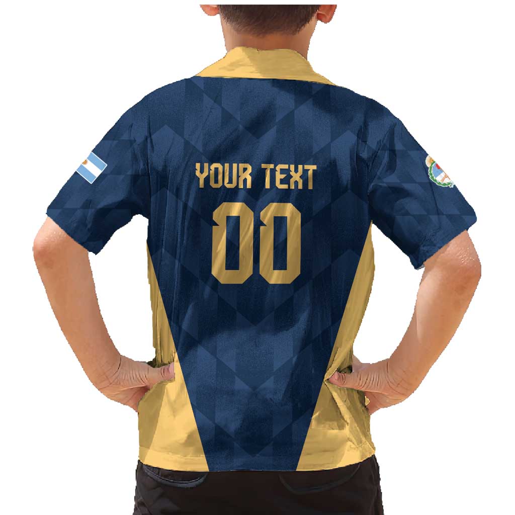 Argentina Basketball Custom Family Matching Mermaid Dress and Hawaiian Shirt Go El Alma Argentina