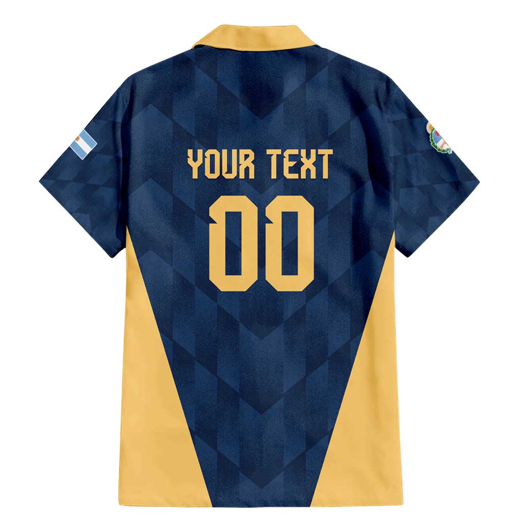 Argentina Basketball Custom Family Matching Mermaid Dress and Hawaiian Shirt Go El Alma Argentina