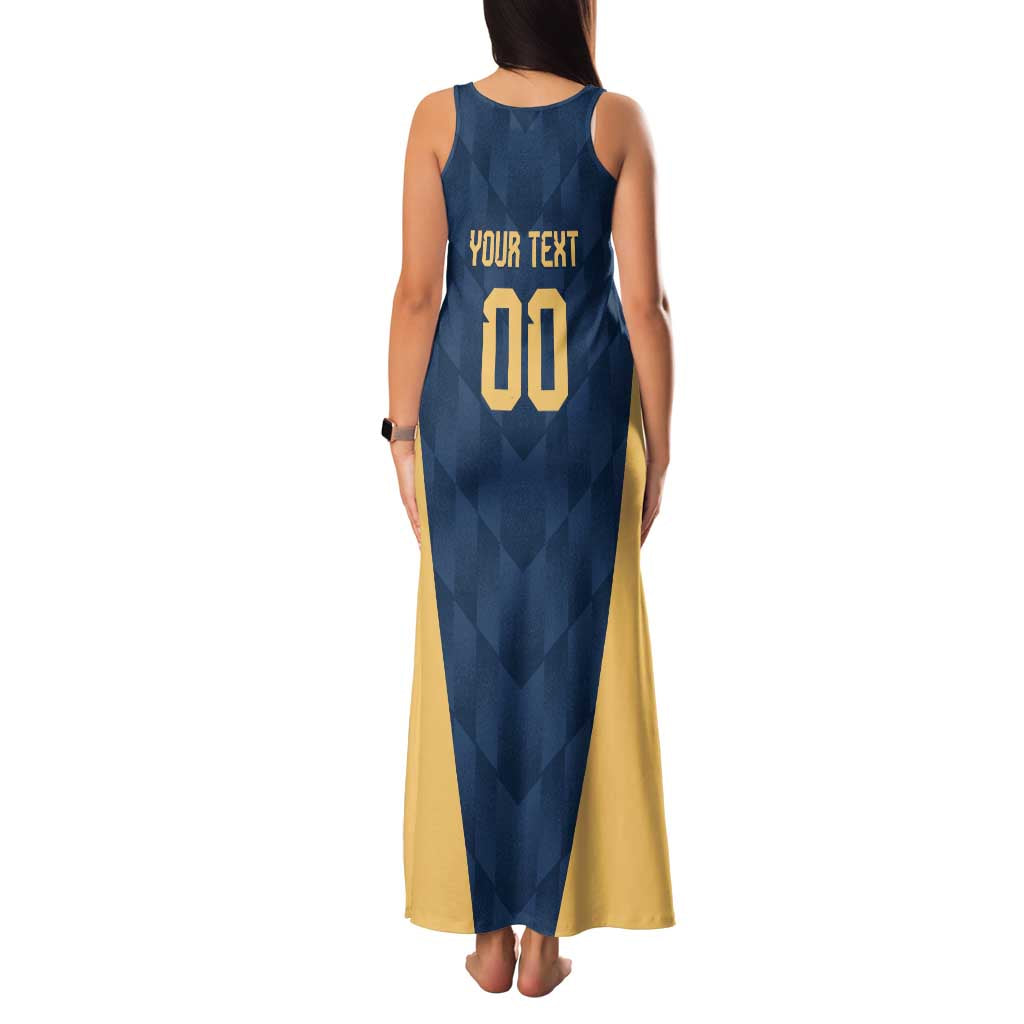 Argentina Basketball Custom Family Matching Tank Maxi Dress and Hawaiian Shirt Go El Alma Argentina