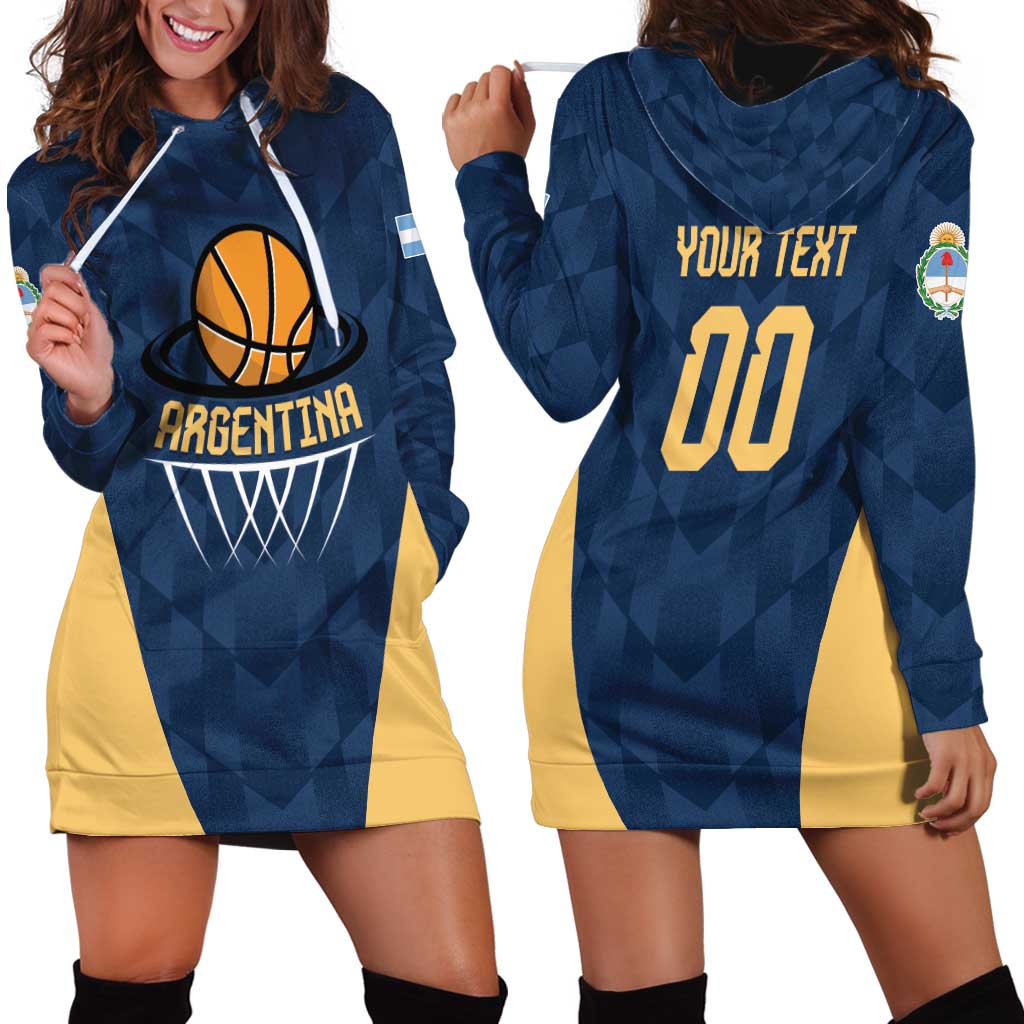 Argentina Basketball Custom Hoodie Dress Go El Alma Argentina