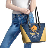 Argentina Basketball Leather Tote Bag Go El Alma Argentina