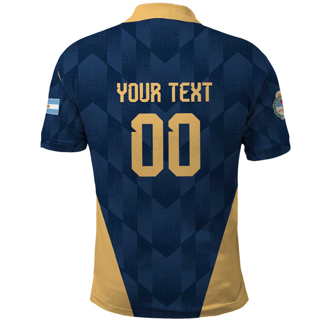 Argentina Basketball Custom Polo Shirt Go El Alma Argentina