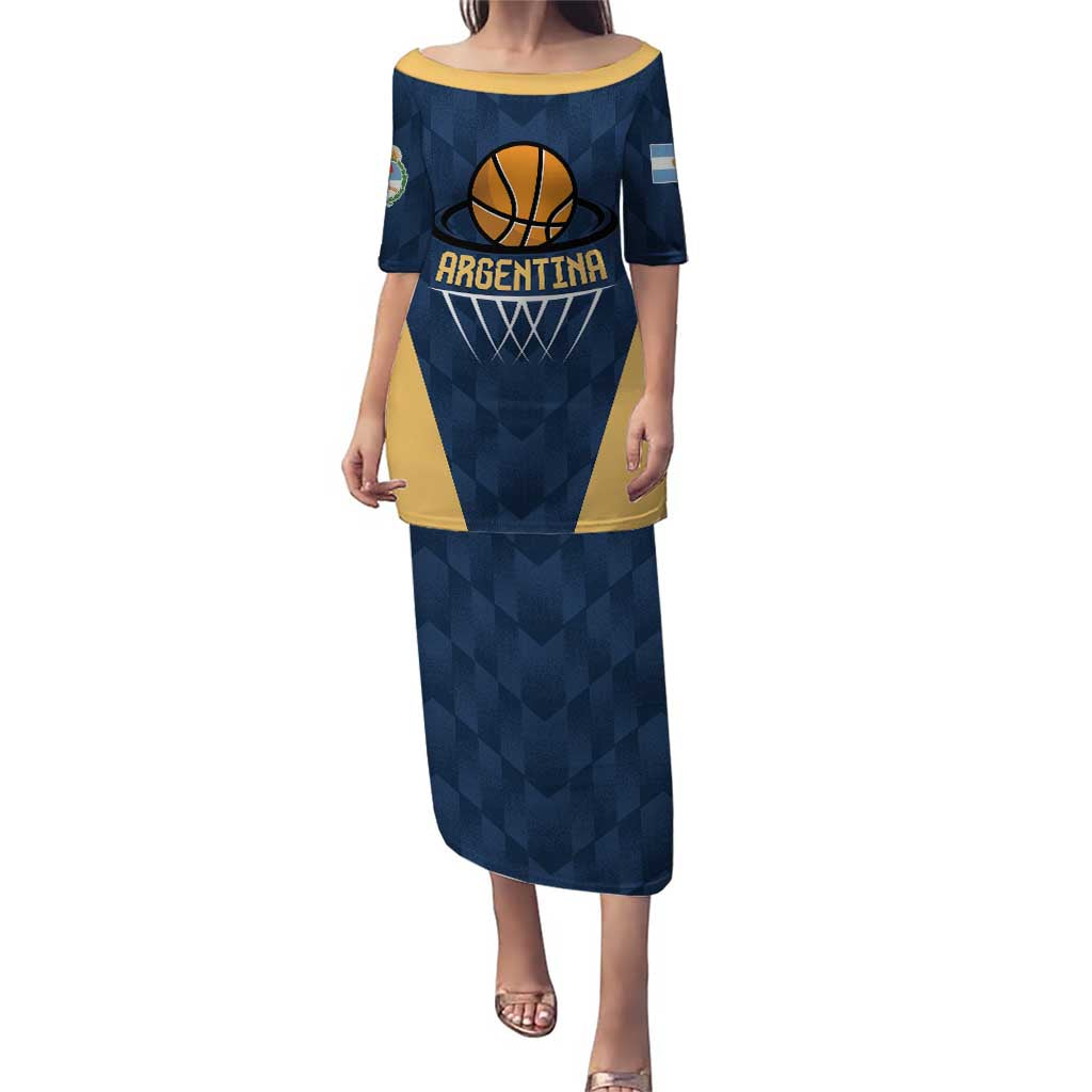 Argentina Basketball Custom Puletasi Go El Alma Argentina