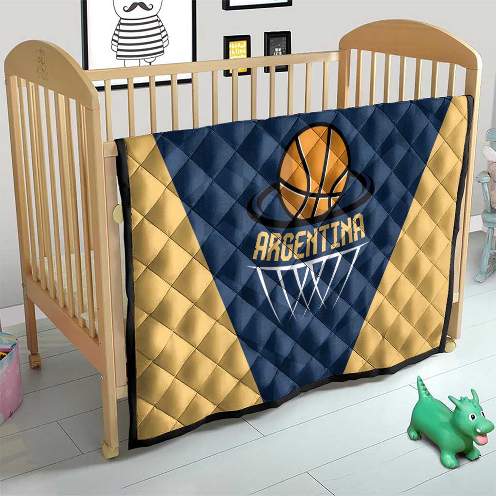 Argentina Basketball Quilt Go El Alma Argentina