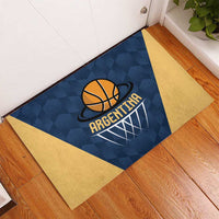 Argentina Basketball Rubber Doormat Go El Alma Argentina