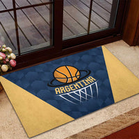Argentina Basketball Rubber Doormat Go El Alma Argentina