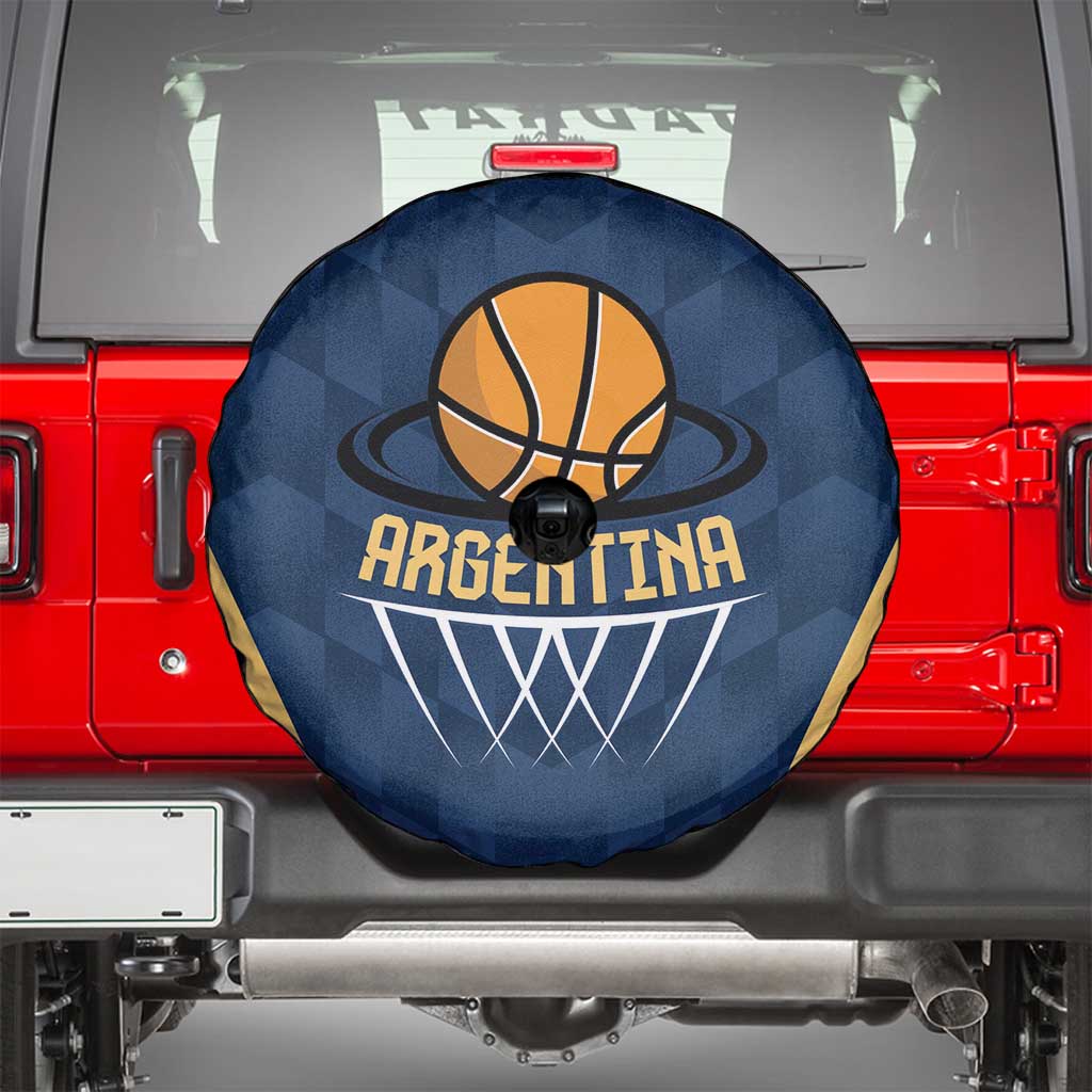 Argentina Basketball Spare Tire Cover Go El Alma Argentina