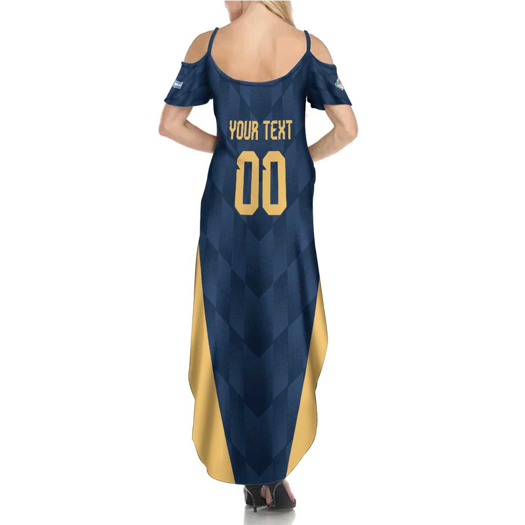Argentina Basketball Custom Summer Maxi Dress Go El Alma Argentina