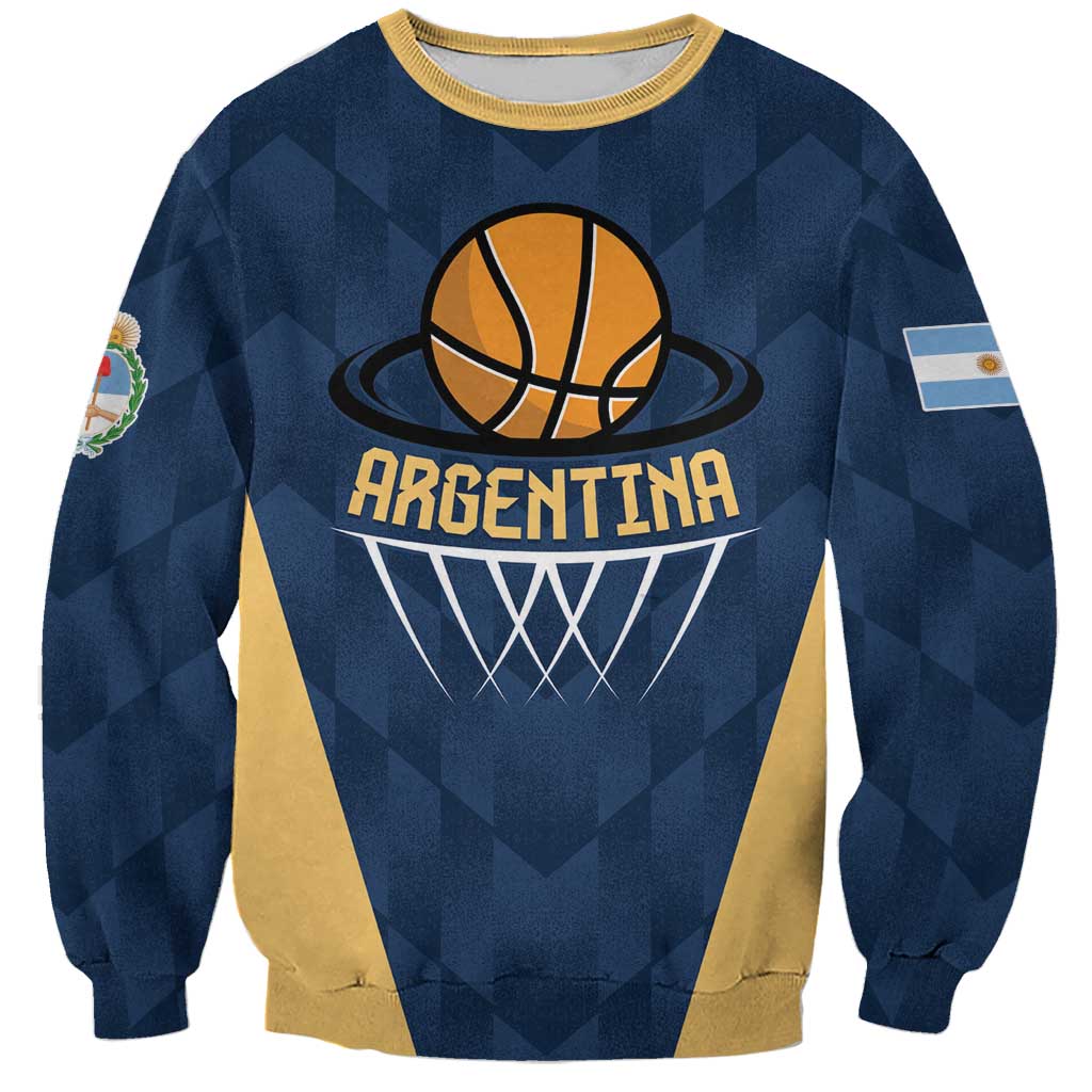 Argentina Basketball Custom Sweatshirt Go El Alma Argentina