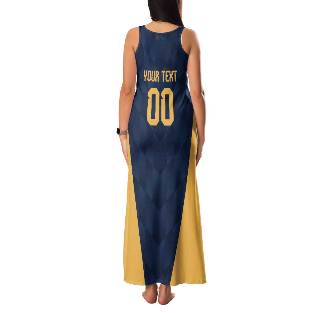 Argentina Basketball Custom Tank Maxi Dress Go El Alma Argentina