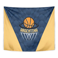 Argentina Basketball Tapestry Go El Alma Argentina