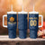 Argentina Basketball Custom Tumbler With Handle Go El Alma Argentina