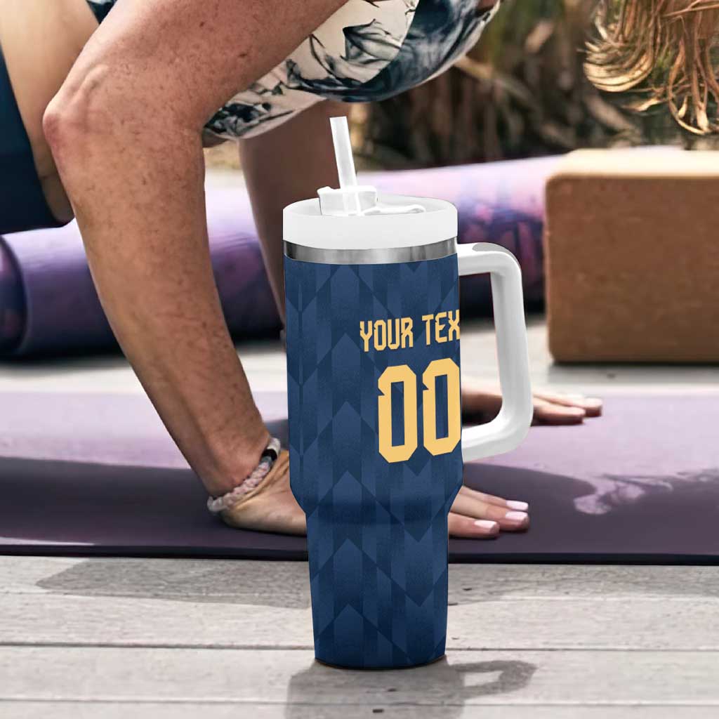 Argentina Basketball Custom Tumbler With Handle Go El Alma Argentina