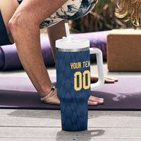 Argentina Basketball Custom Tumbler With Handle Go El Alma Argentina