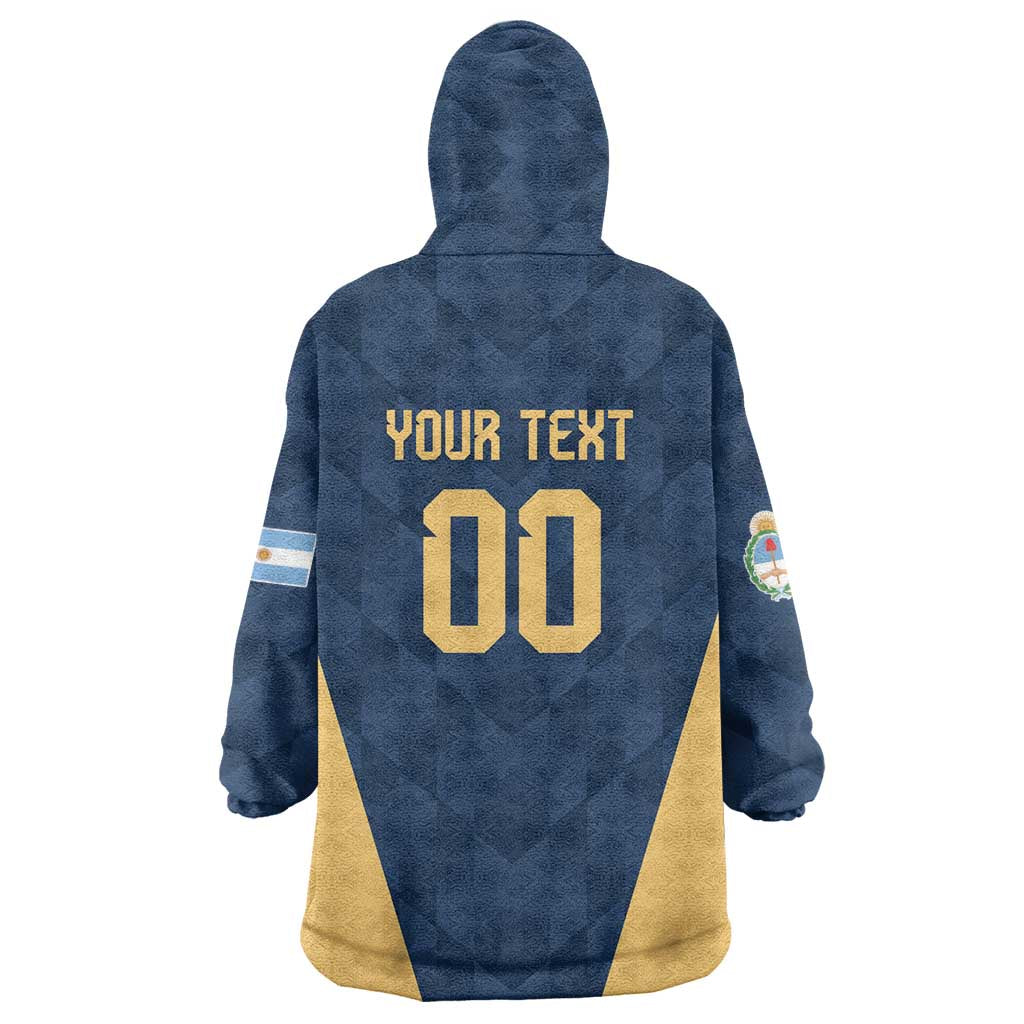 Argentina Basketball Custom Wearable Blanket Hoodie Go El Alma Argentina