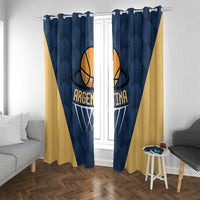 Argentina Basketball Window Curtain Go El Alma Argentina