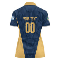 Argentina Basketball Custom Women Polo Shirt Go El Alma Argentina