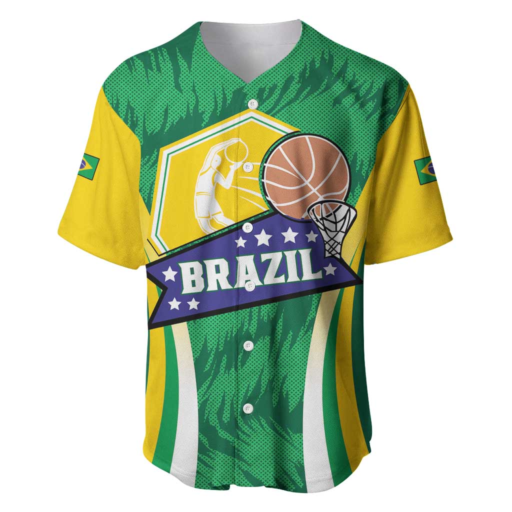 Brazil Basketball Custom Baseball Jersey Come On Brasil Cariocas