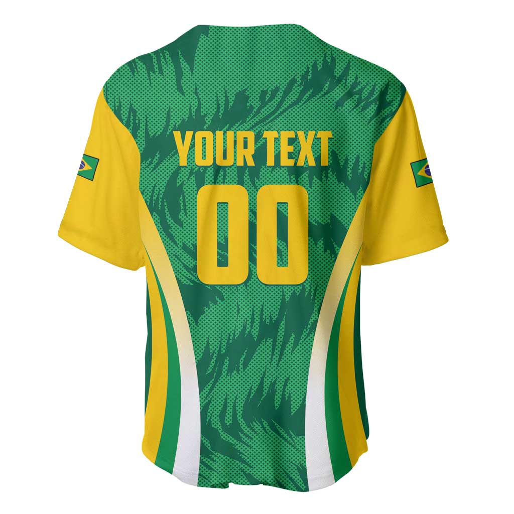 Brazil Basketball Custom Baseball Jersey Come On Brasil Cariocas