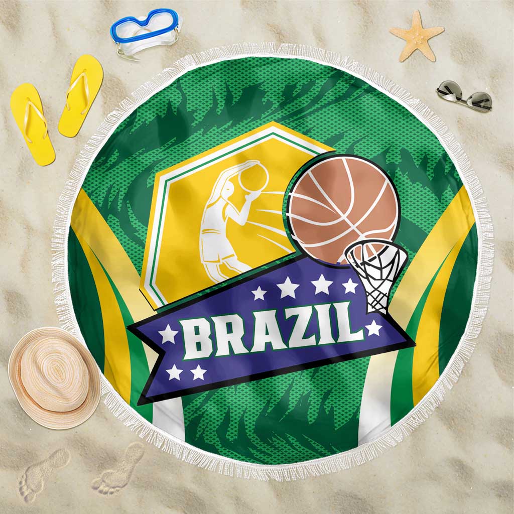 Brazil Basketball Beach Blanket Come On Brasil Cariocas